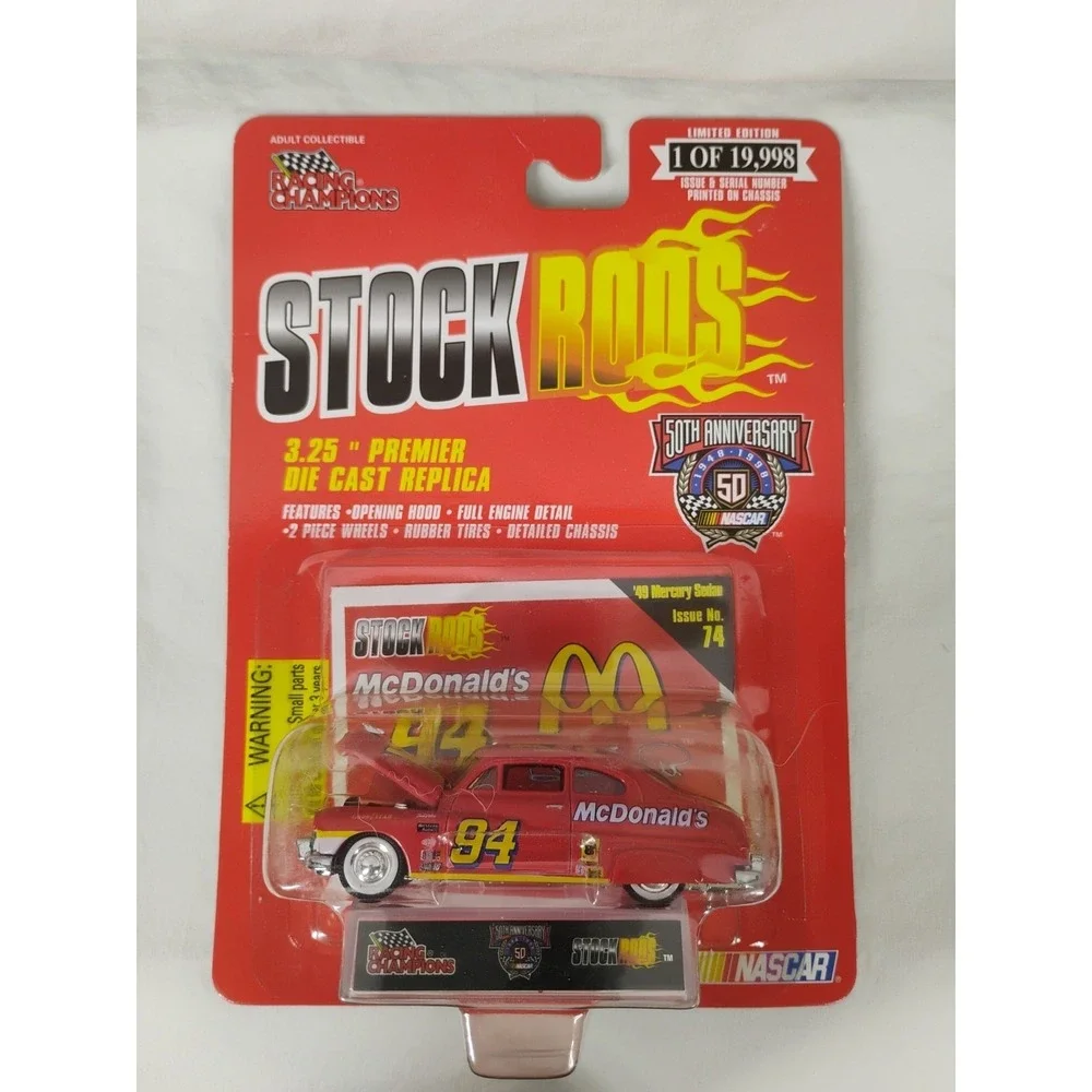 Nascar Stock Rods 49 Mercury Sedan #94 Bill Elliot‎ McDonalds Car